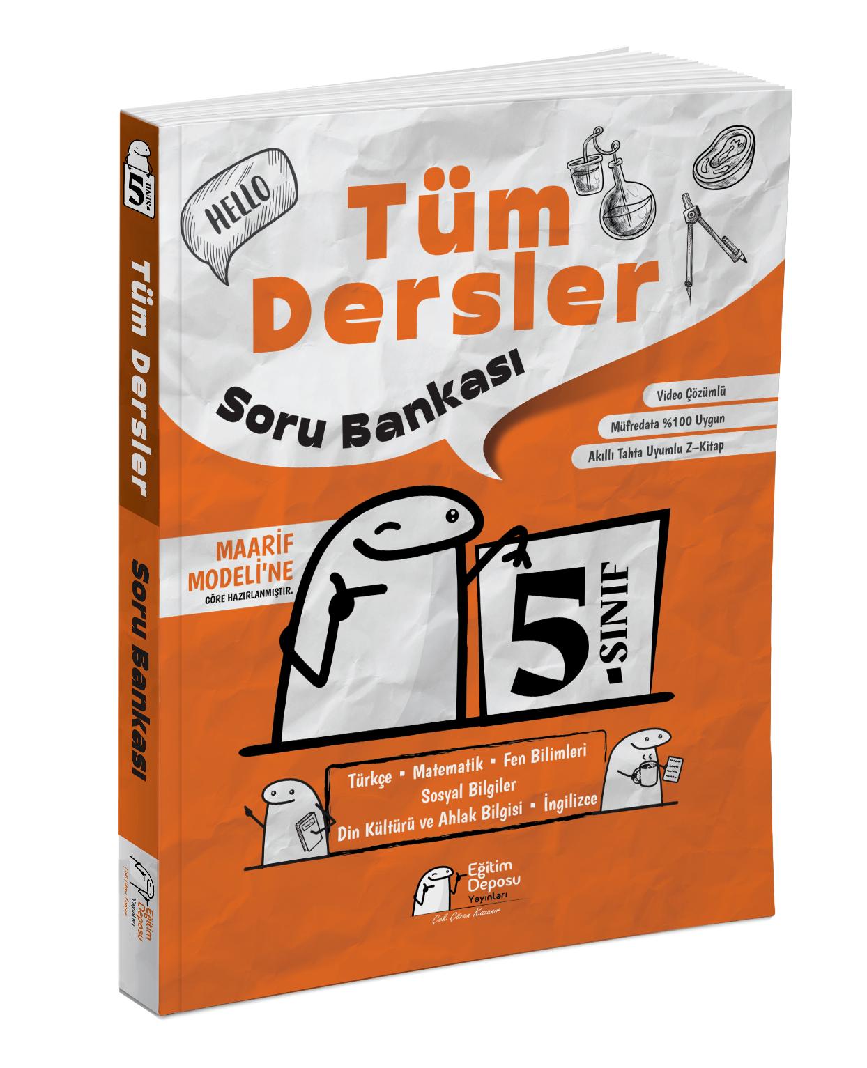 Eğitim Deposu Yayınları 5- Sınıf Tüm Dersler Soru Bankası